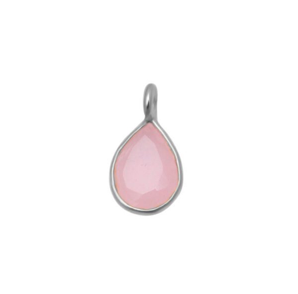 charms cuarzo rosa