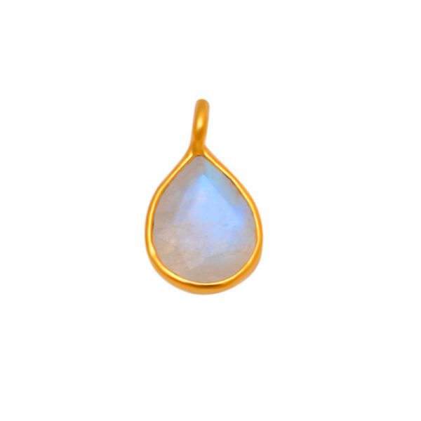charms piedra luna gold
