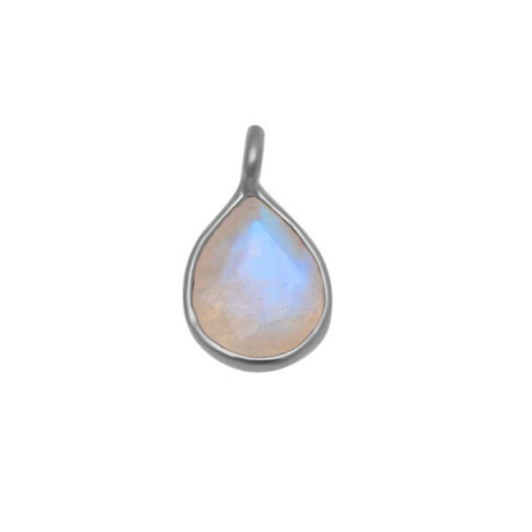 charms piedra luna silver