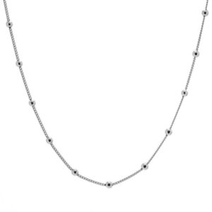 gargantilla bolitas silver