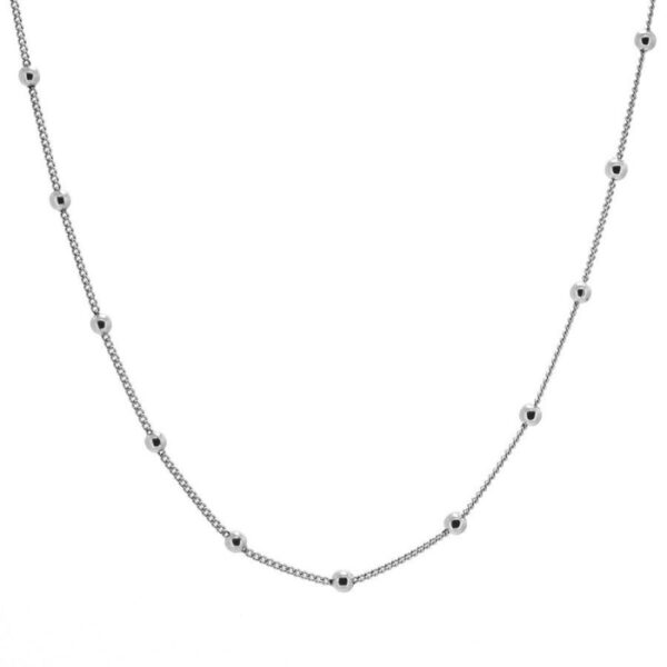 gargantilla bolitas silver