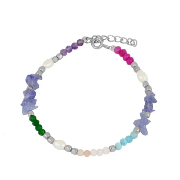 pulsera mix silver