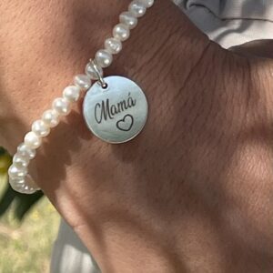 pulsera perlas mama