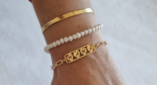 Pulsera Mama Gold - Imagen 2