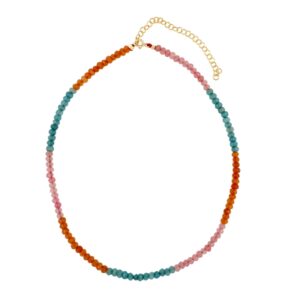 collar multicolor gold