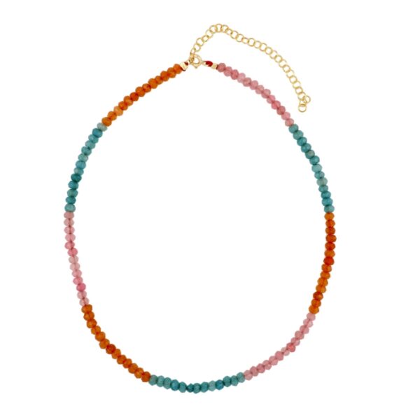 collar multicolor gold