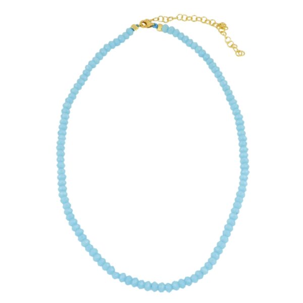 collar turquesa gold