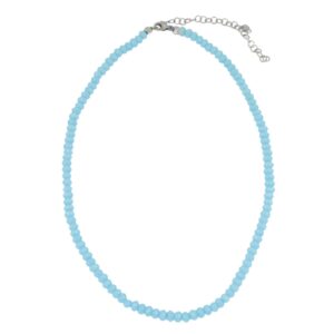 collar turquesa plata