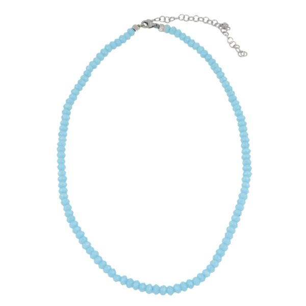 collar turquesa plata