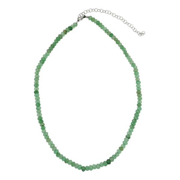 collar verde plata