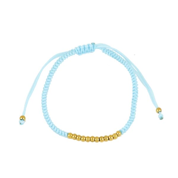 pulsera azul claro