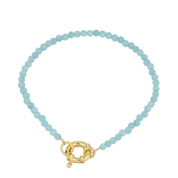 pulsera amazonita gold