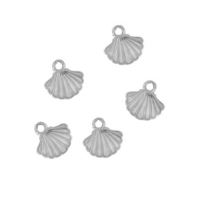 charms concha silver