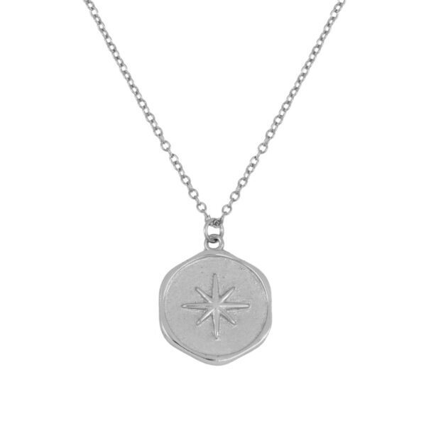 collar estrella de los viemtos silver