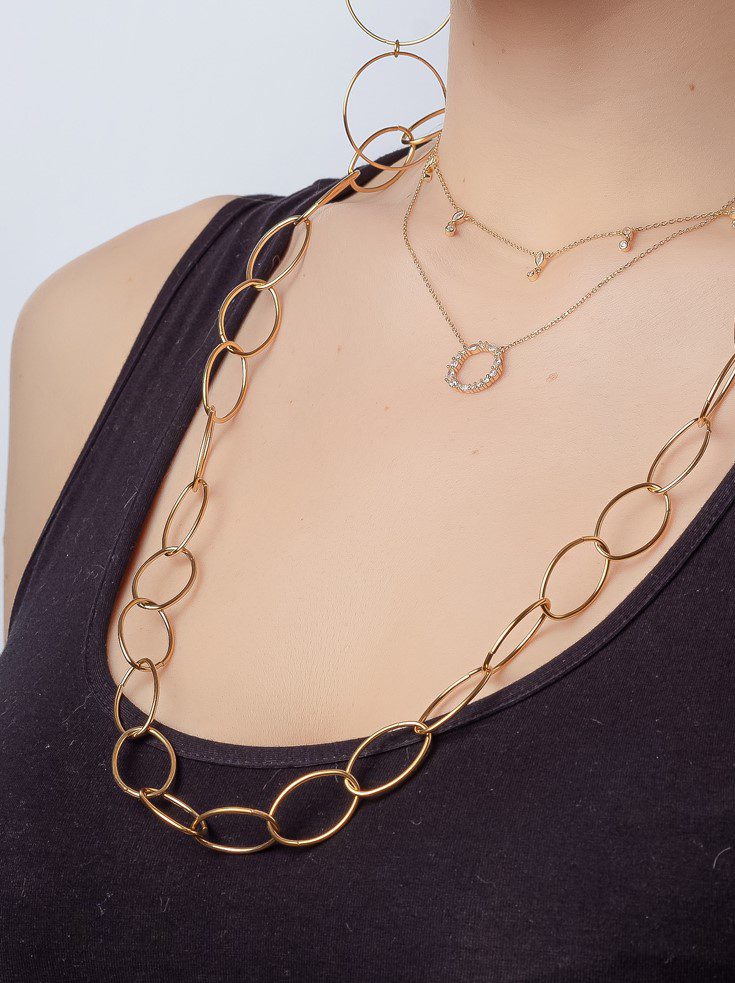oval gold