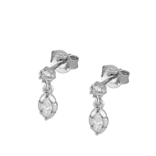 pendientes more silver