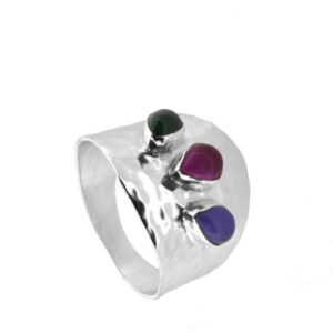 anillo jades silver