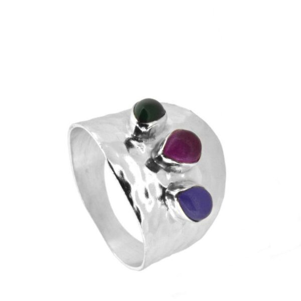 anillo jades silver