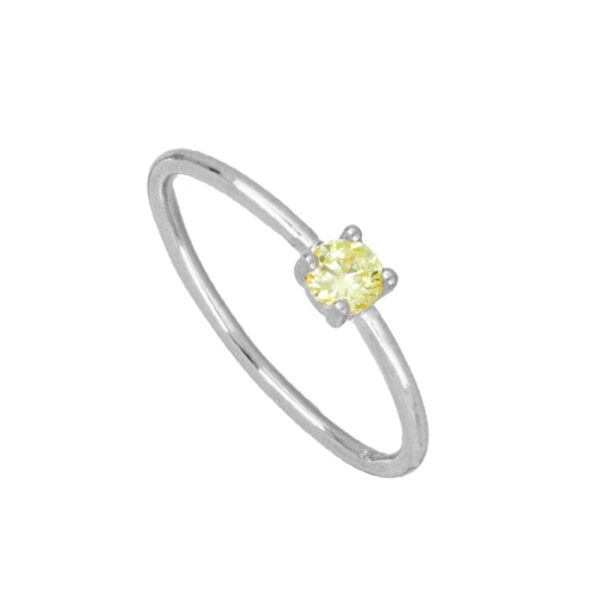 anillo manzare silver