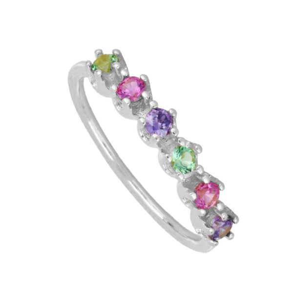 anillo roset silver