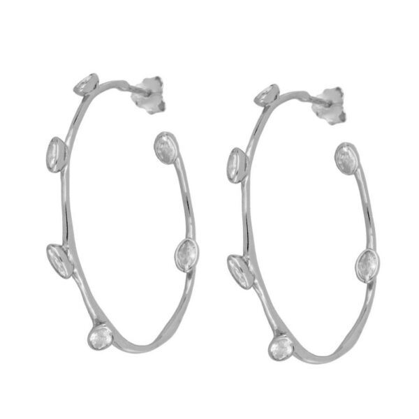 pendientes abril silver