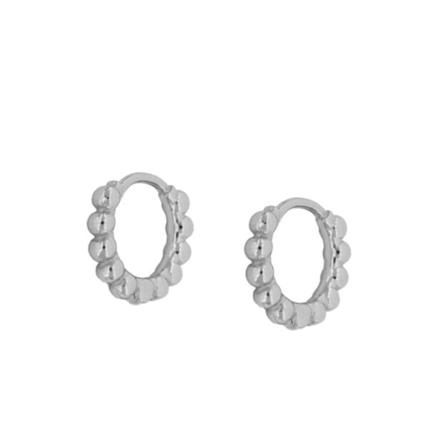 pendientes clum silver mm