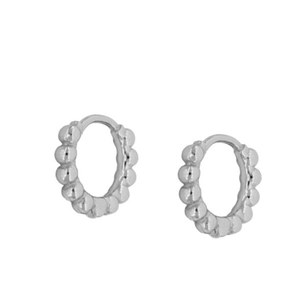 pendientes clum silver mm