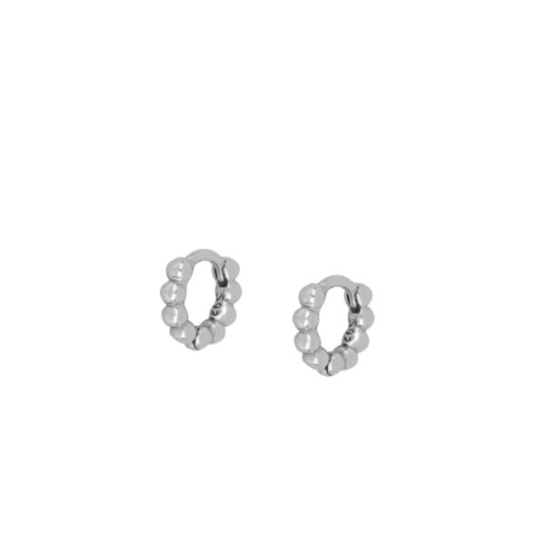 pendientes clum silver mm
