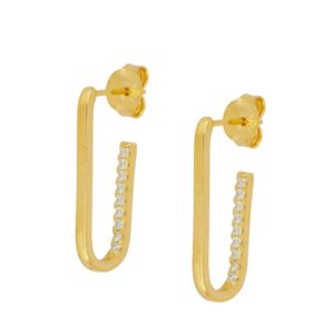 pendientes largos gold