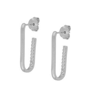 pendientes largos silver
