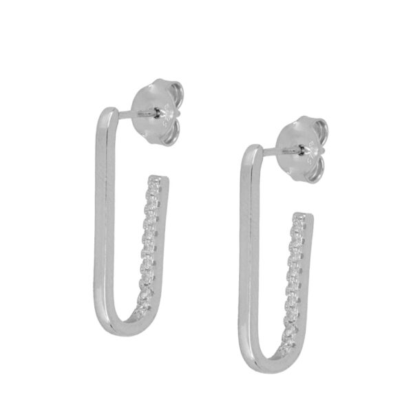 pendientes largos silver