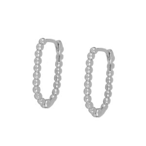 pendientes trap silver