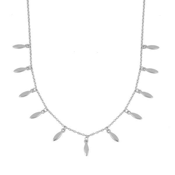 gargantilla lanzas silver