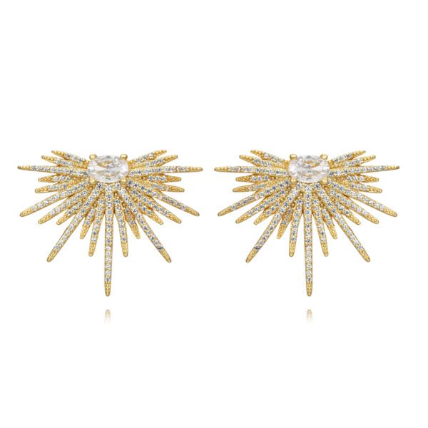 pendientes sol gold