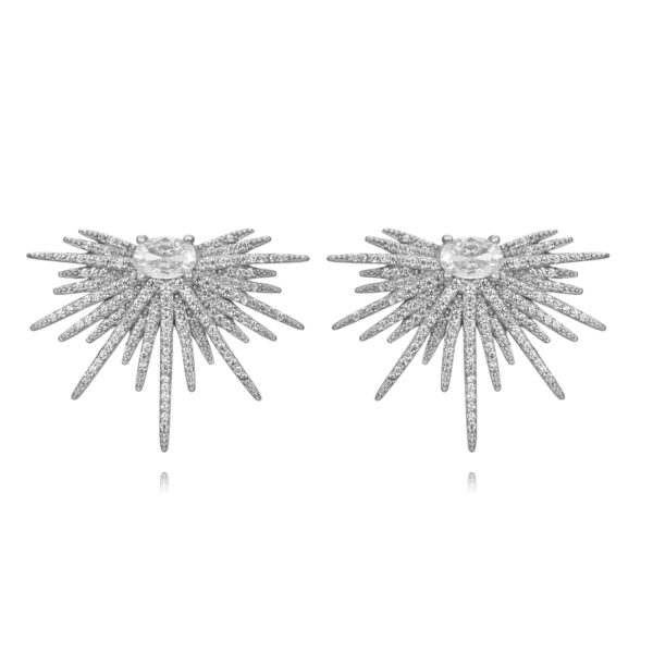 pendientes sol silver