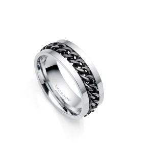 anillo beat giratorio acero