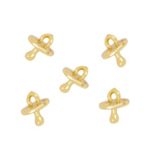charms chupete gold