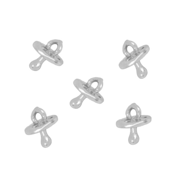 charms chupete silver