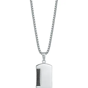 collar placa acero cables