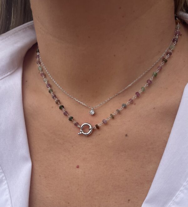 turmalina y chaton silver