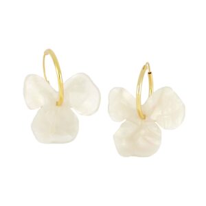 flor resina gold