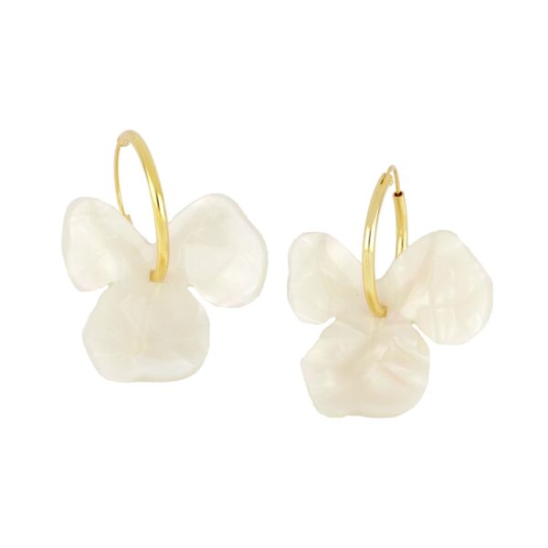 flor resina gold