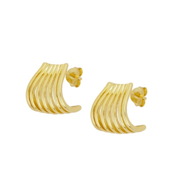 pendientes kolum gold