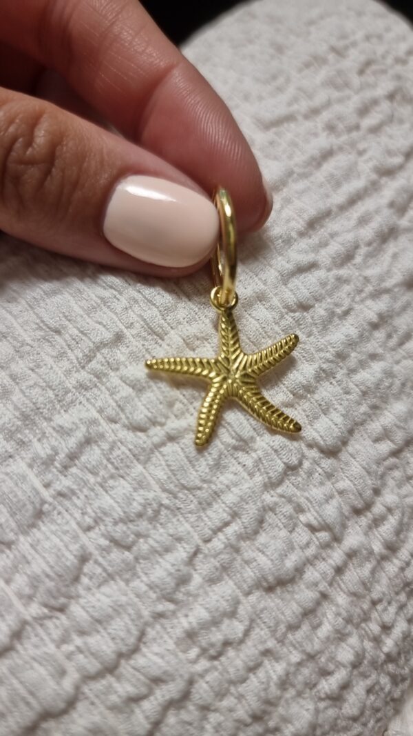 pendientes estrella gold