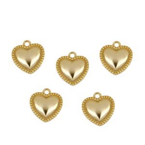 corazon ribete gold