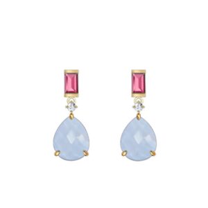 pendientes plata boroe ztas azul