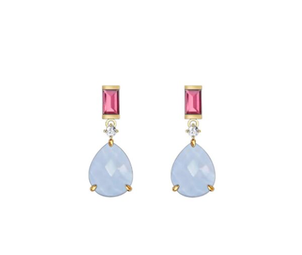 pendientes plata boroe ztas azul
