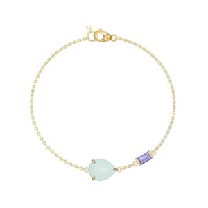 pulsera plata boroe ztas verde