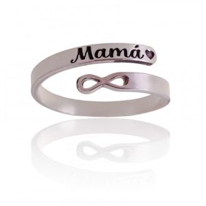 sortija cruzada mama infinito