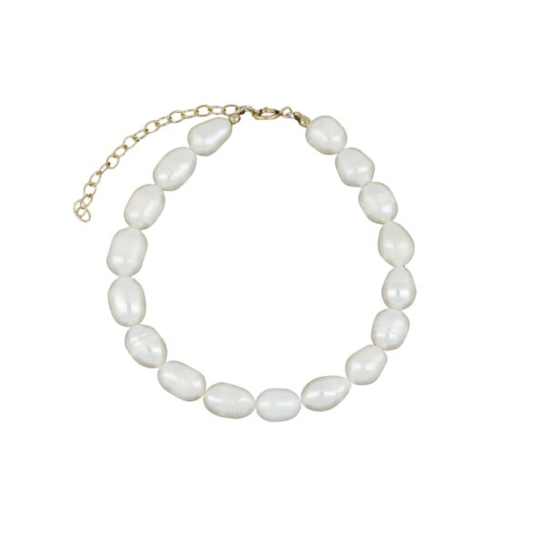 pulseras perla forma de arroz